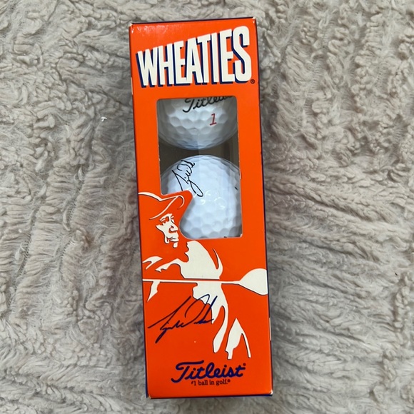 Vintage 1996 Tiger Woods Wheaties Titleist Golf Balls 3-Pack *New In Box* - Picture 4 of 16